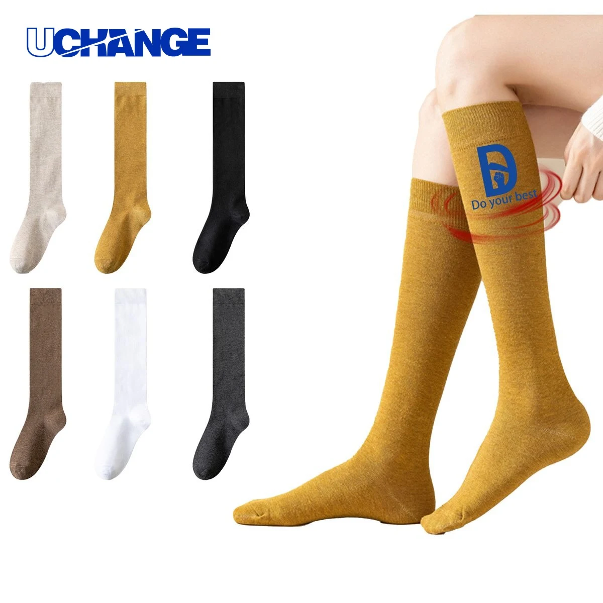 Warm Knee High Socks 1