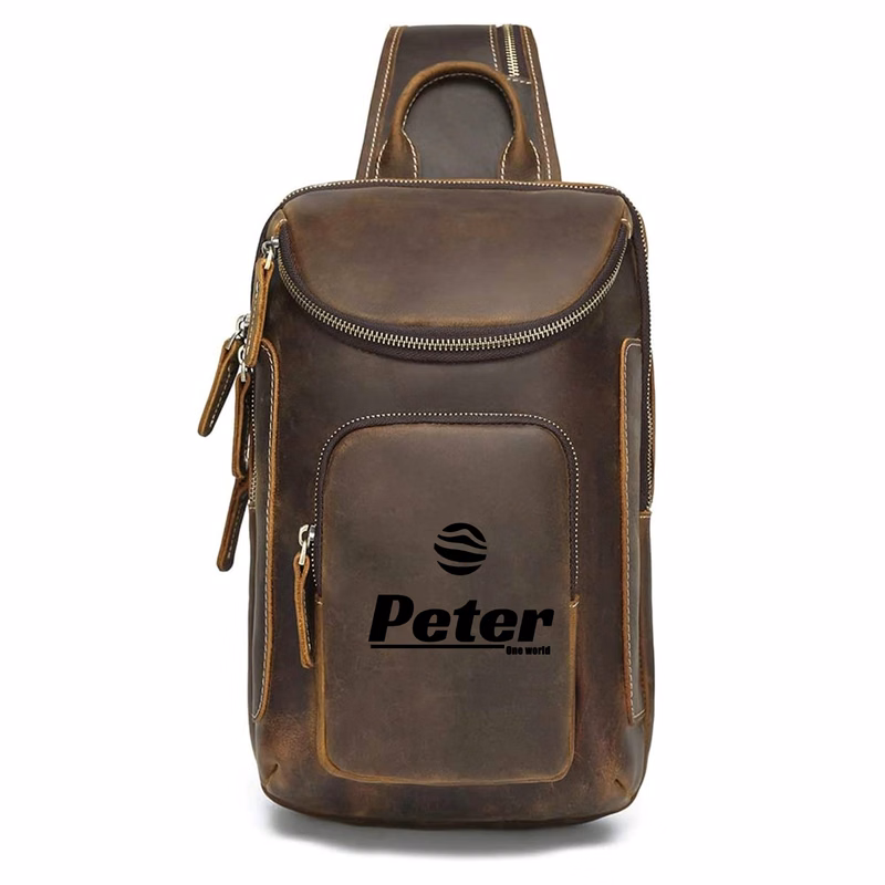 Vintage Full Grain Leather Sling Bag