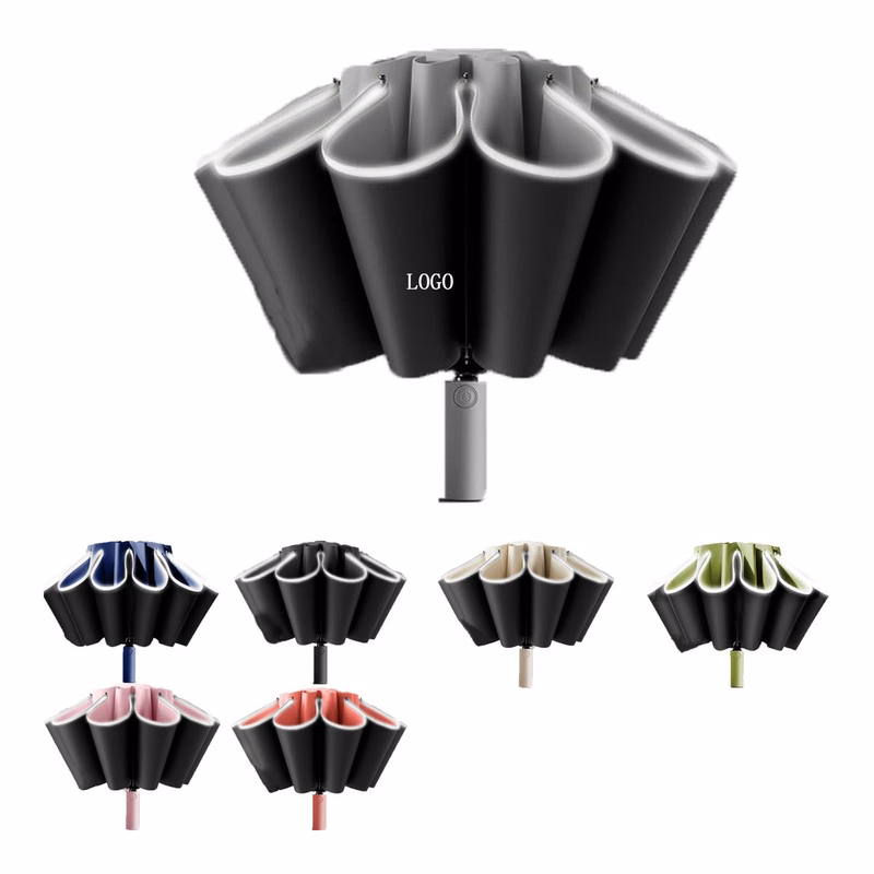 Windproof Auto Open Close Compact Travel Umbrella