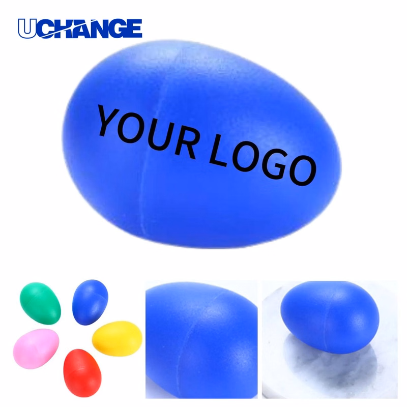 Plastic Egg Shaker 2.21 x 1.58 Inch