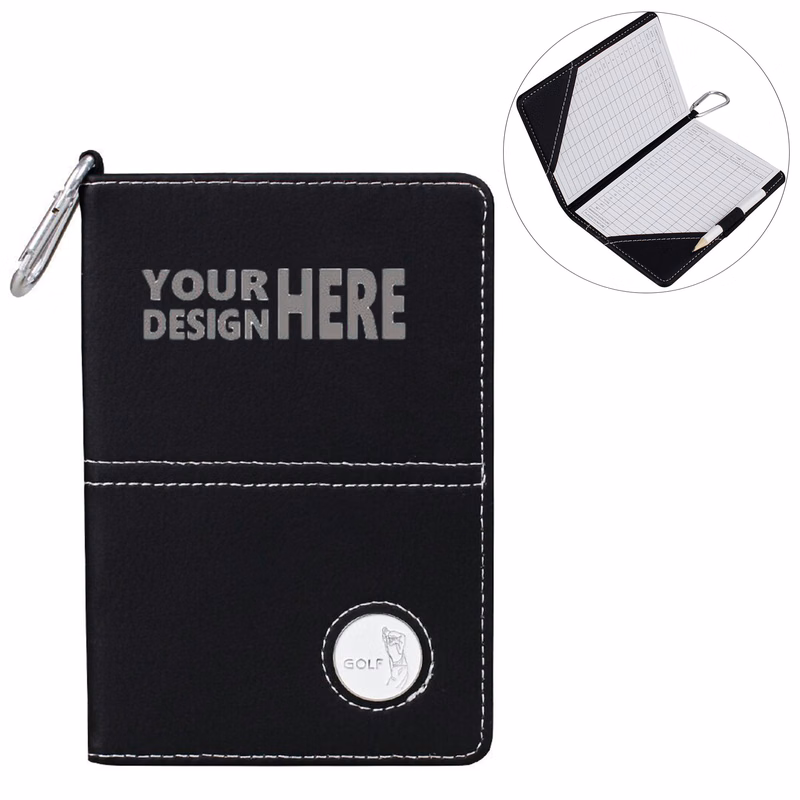 Outdoor Golf PU Scorecard Holder Case