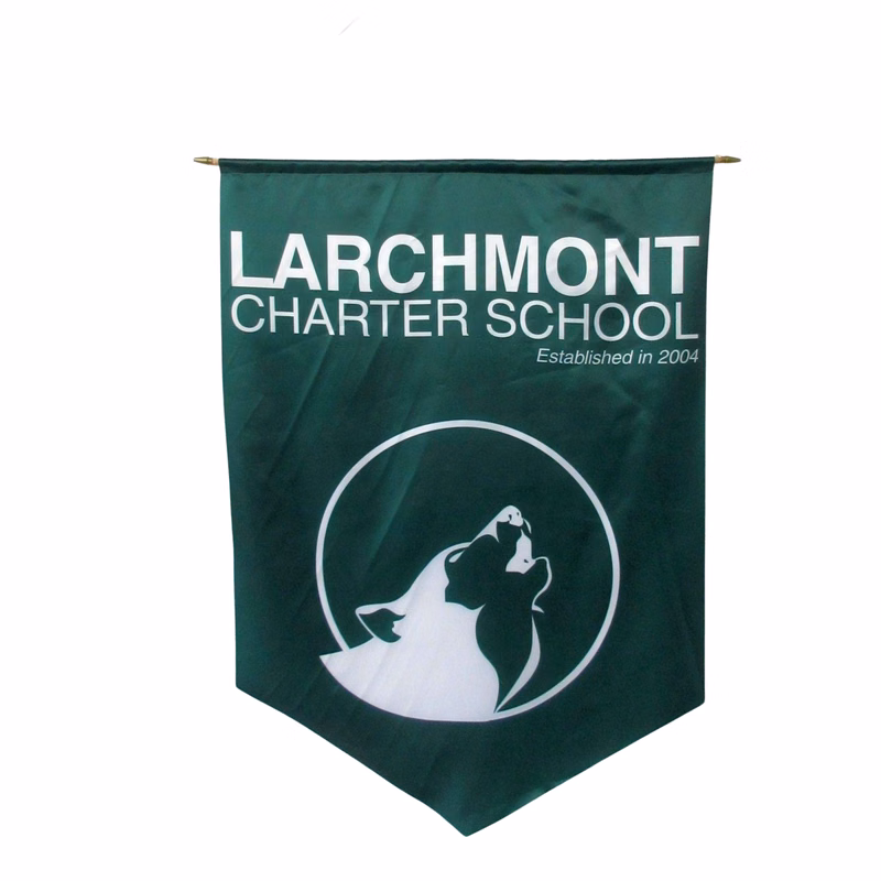 Podium Banner - Satin Poly Wall and Club