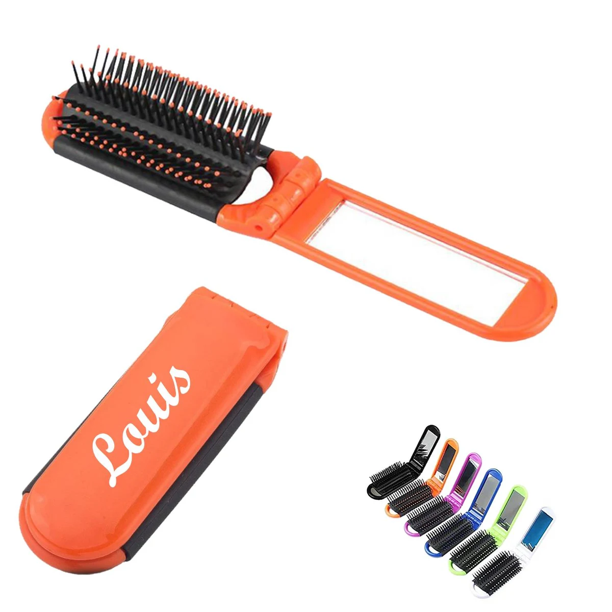 Customized Folding Mirror w/ Comb 1
