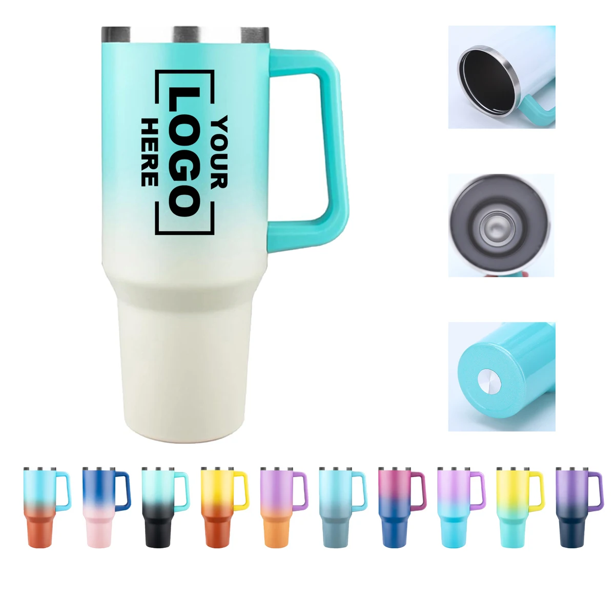 40 oz Gradient Stainless Steel Insulated Tumbler 1