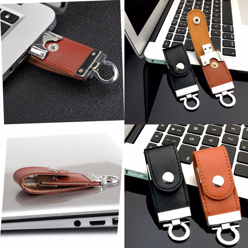 32g Leather u Disk USB Flash Drive
