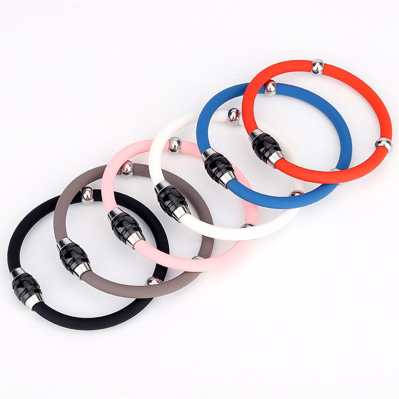 Silicone Magnetic Energy Balance Sports Wristband