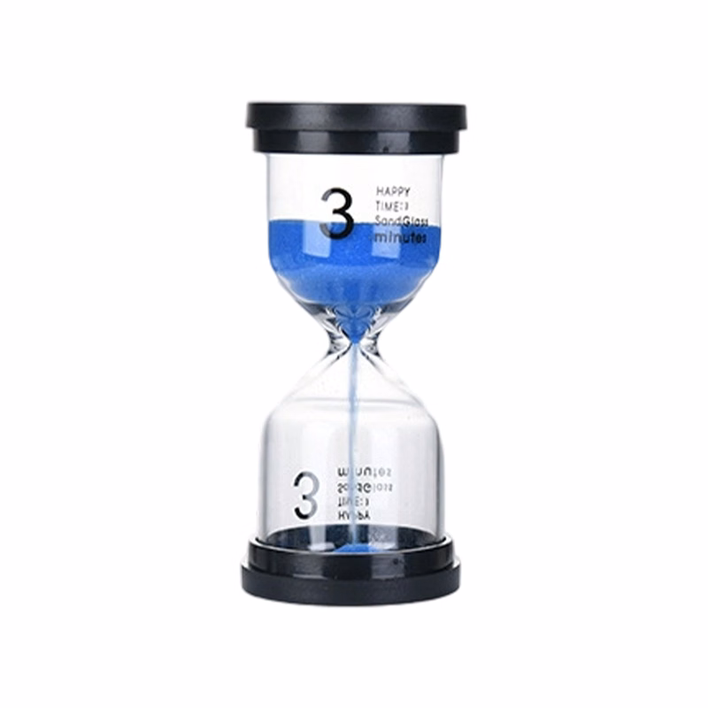 Glass Sand Timer Hourglass 3.9" By 1.8"