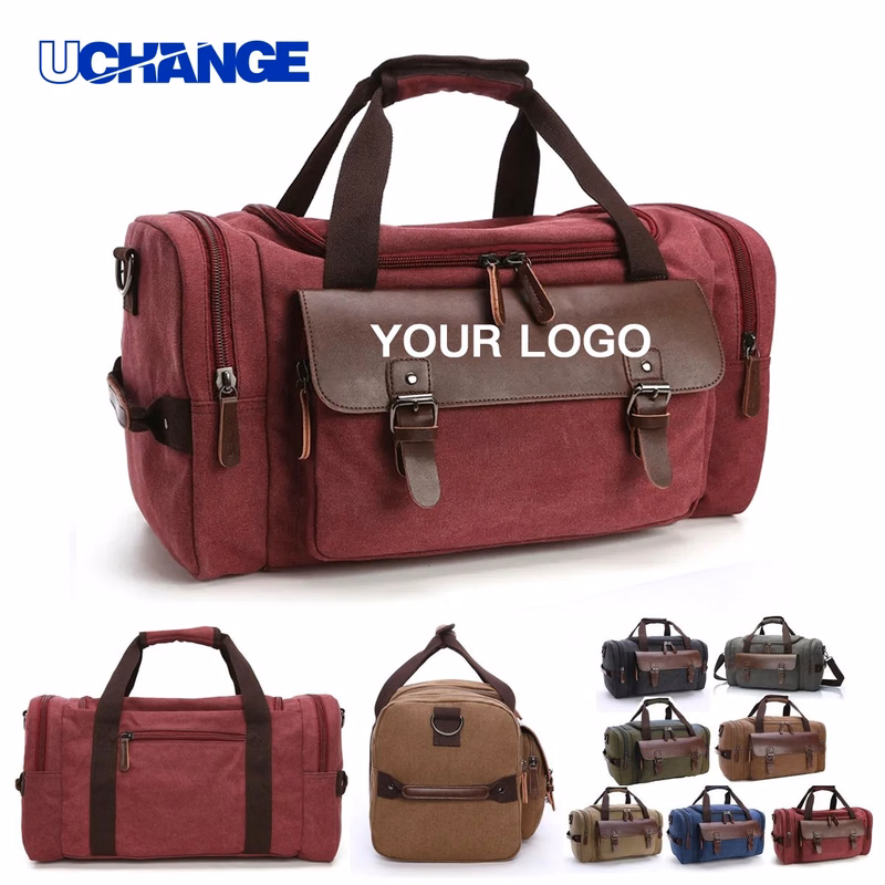 Canvas Bag Duffel Heavy Duty for Short Vacations
