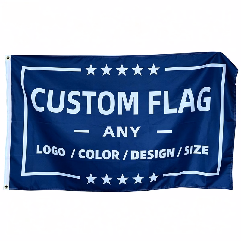 Custom 3x5 Ft Holiday Banner Flag with Metal Grommets