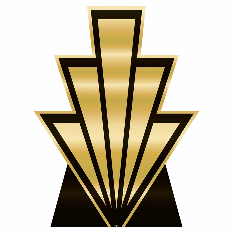 Great 20's Art Deco Stand-Ups