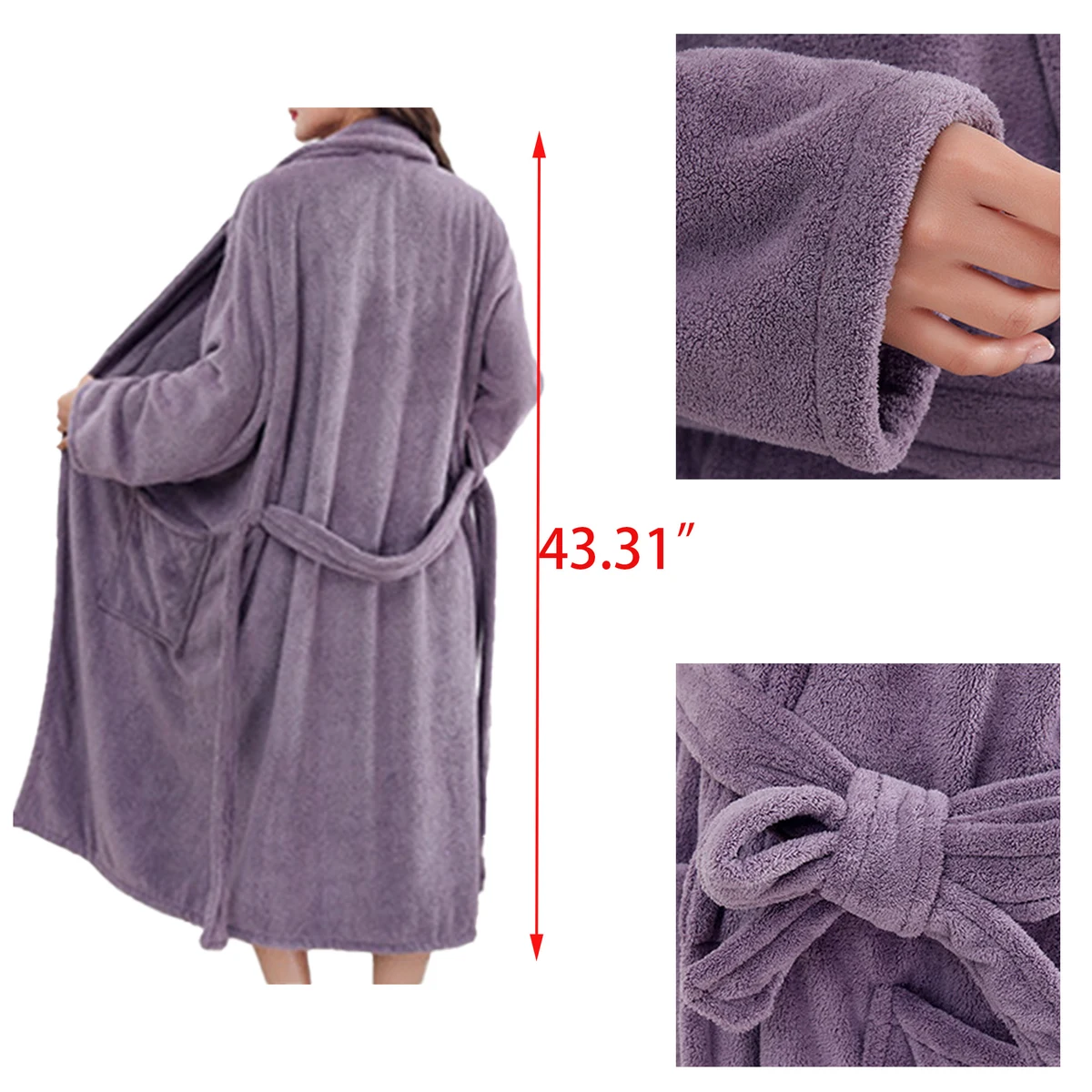 Lightweight Mid-Length Premium Bathrobe 1