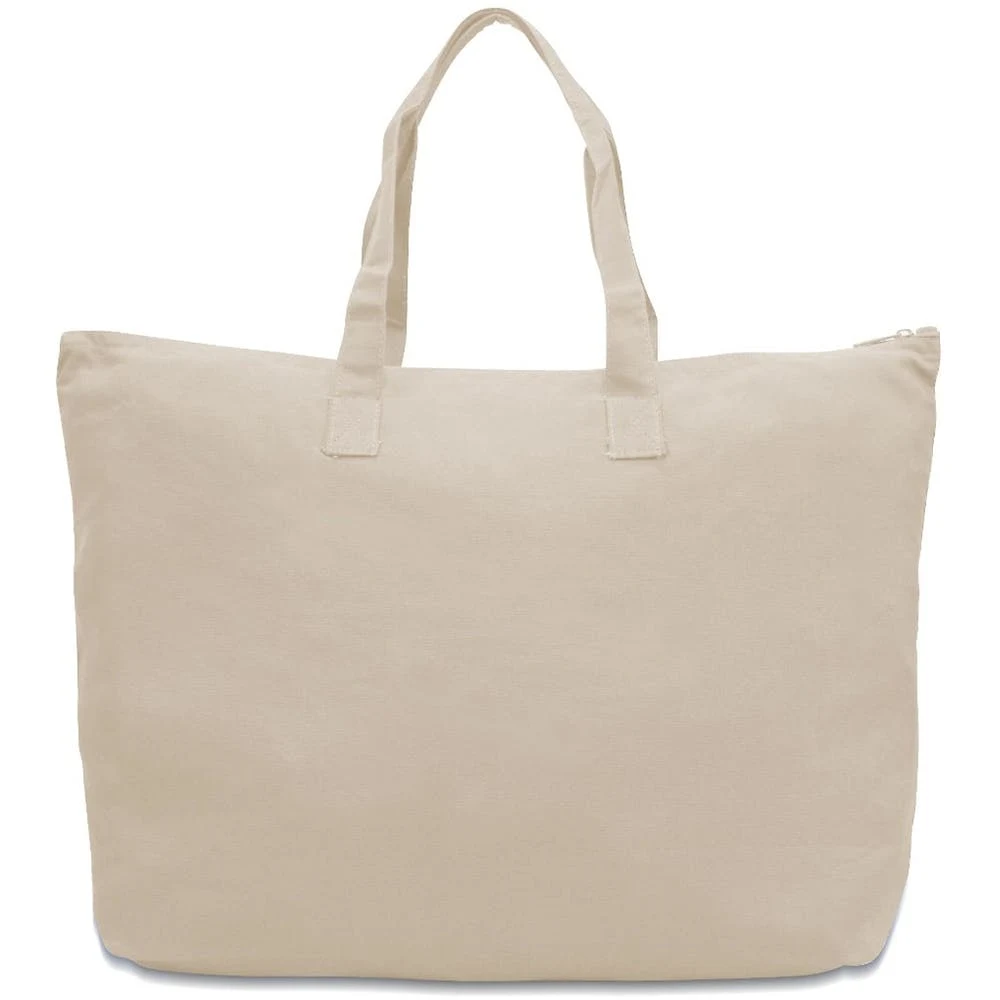 Cotton Canvas Totes - Natural 22" x 15", custom tote bag with logo imprint 1