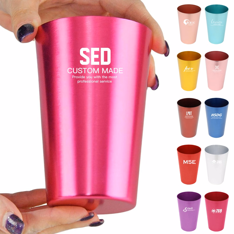 Reusable Aluminum Pub Beer Cup