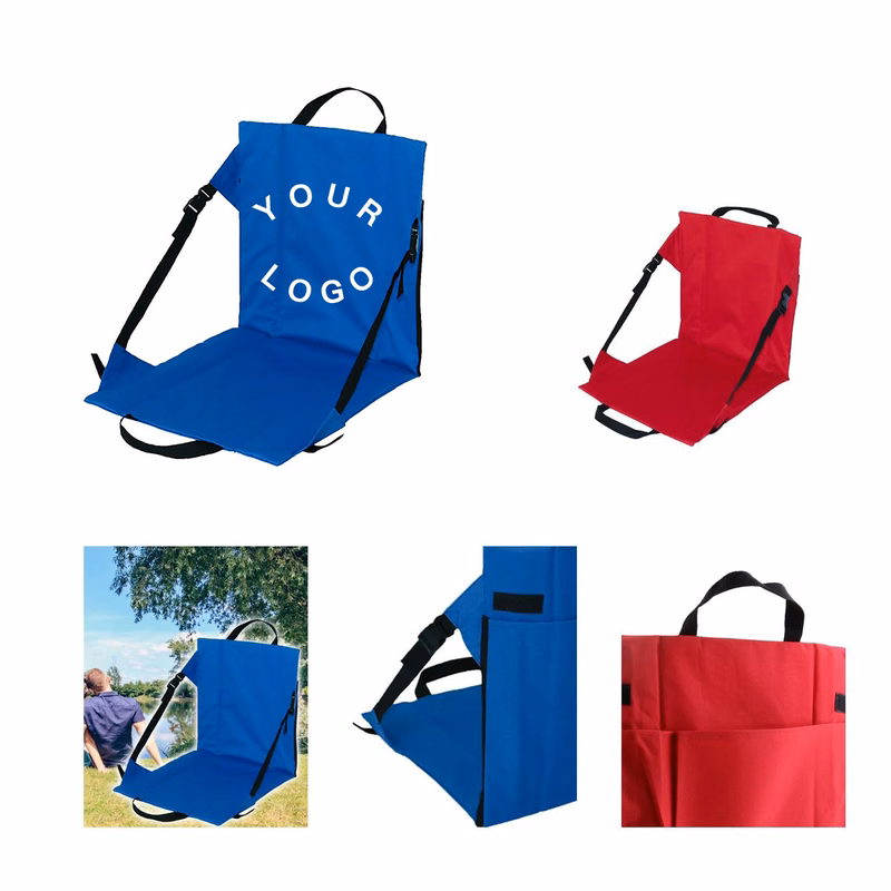 Folding Padded Stadium Chair with Portable Design