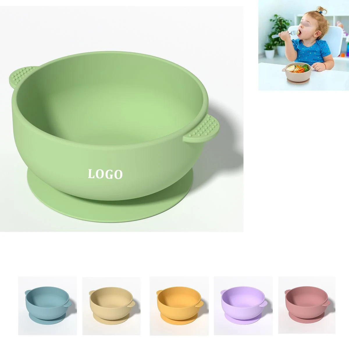 Baby Suction Silicone Food Bowl 1