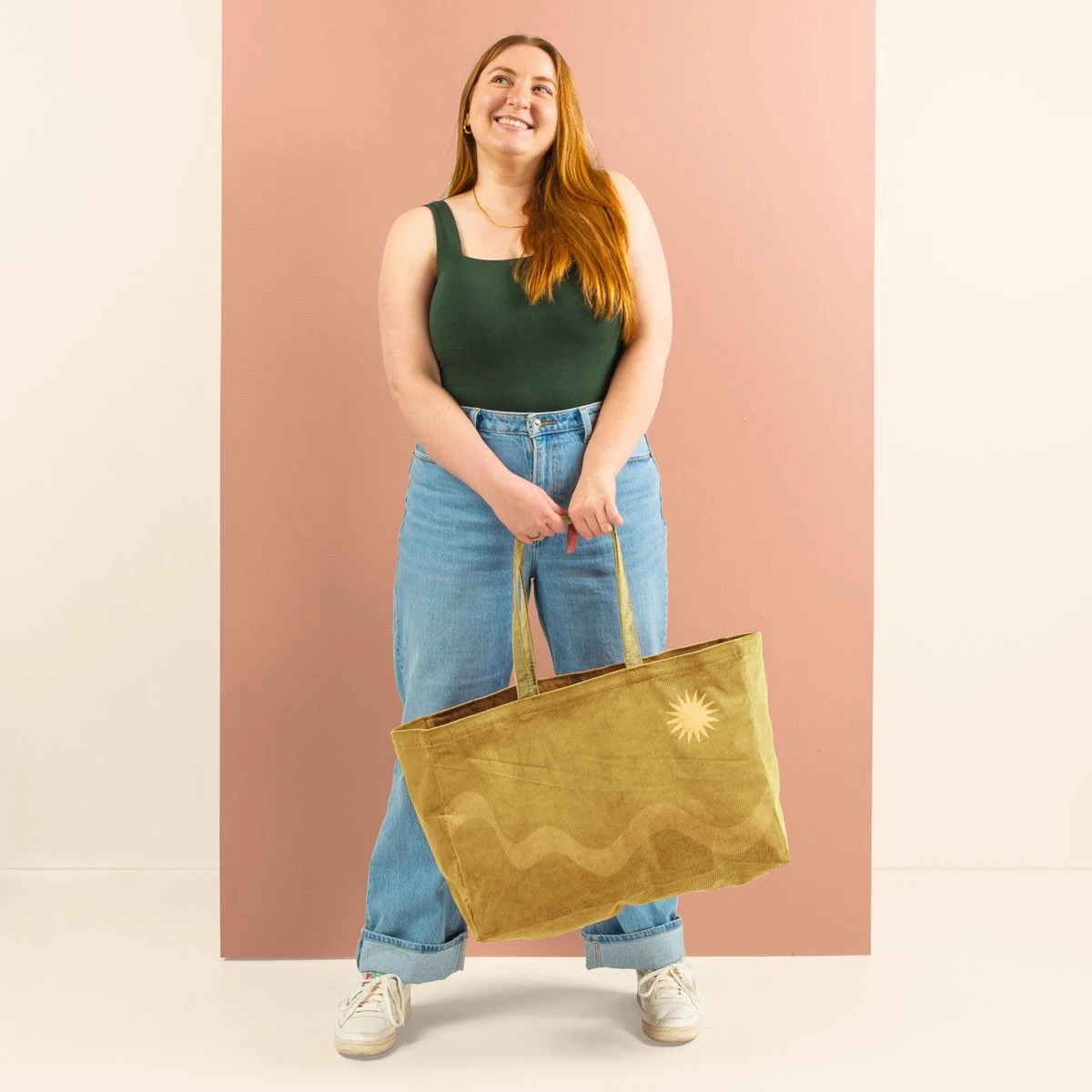 BABS OVERSIZED TOTE - CORDUROY 1