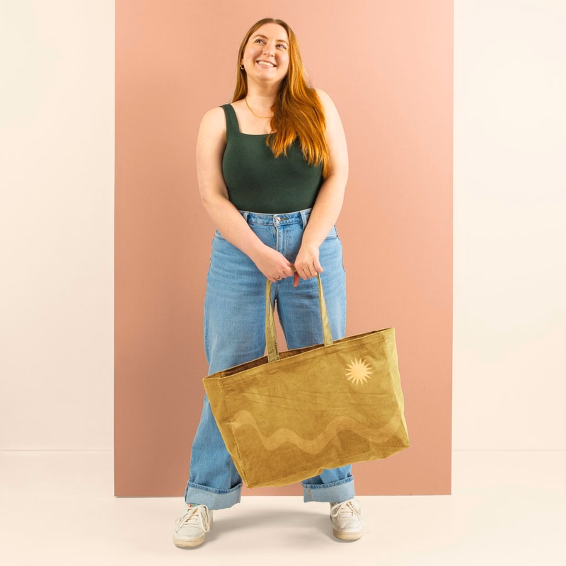 BABS OVERSIZED TOTE - CORDUROY