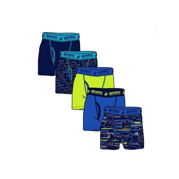 Boys Boxer Briefs - Size 12-18 Assorted Colors 5pk