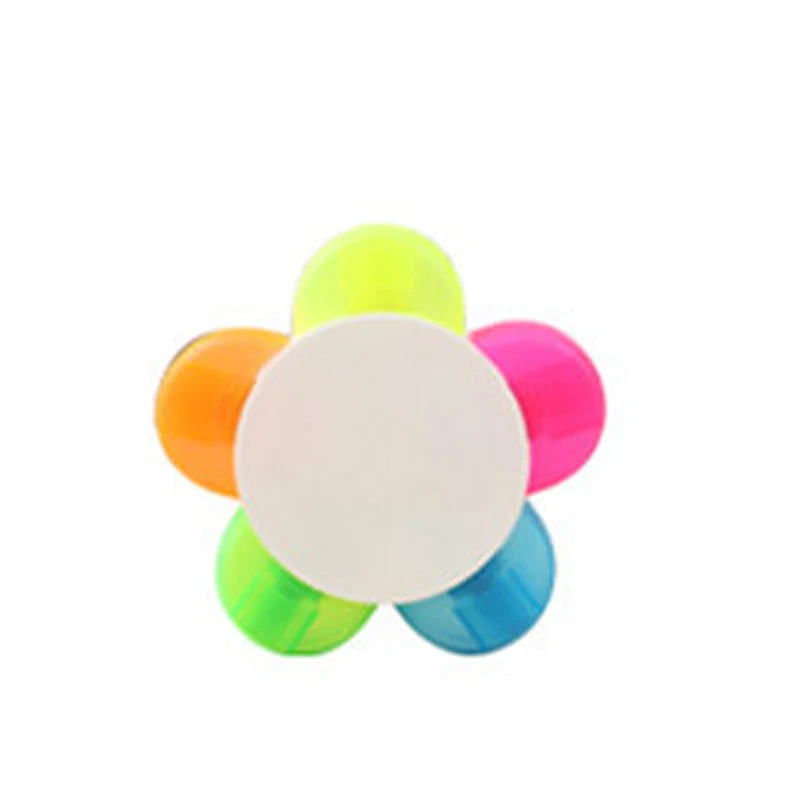 Flower Shape 5 Color Highlighter Marker 1