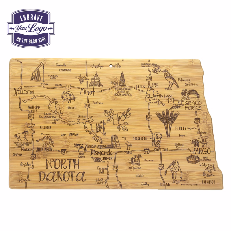 Destination North Dakota Cutting & Serving Board