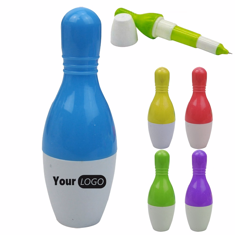 Abs Fun And Functional Retractable Bowling Pen For Everyday Use