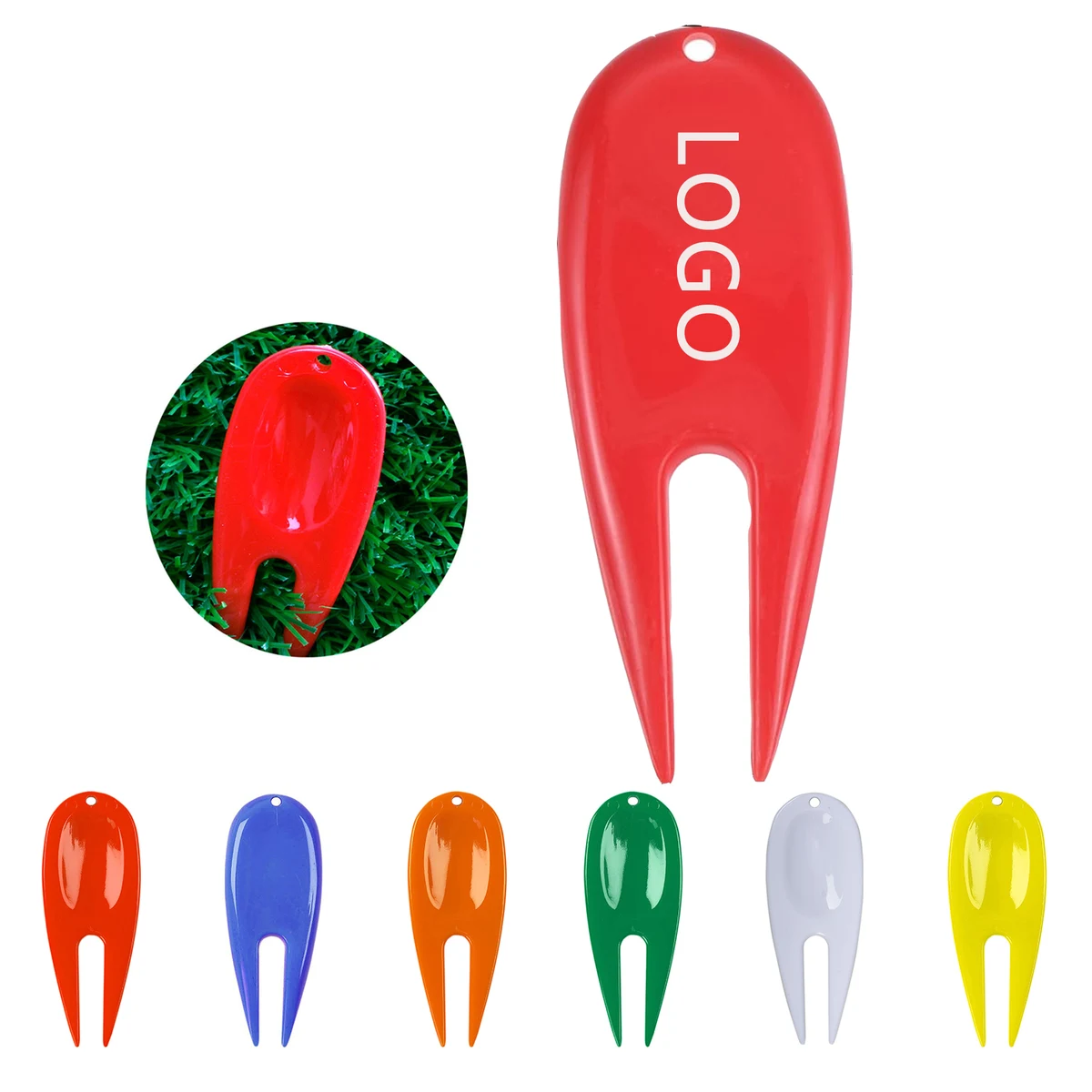 Lightweight Plastic Golf Divot Fixer Lawn Repair Tool 1