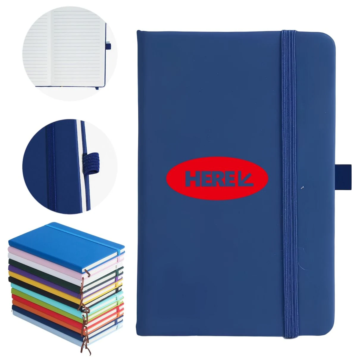 A5 PU Elastic Band Journal 1