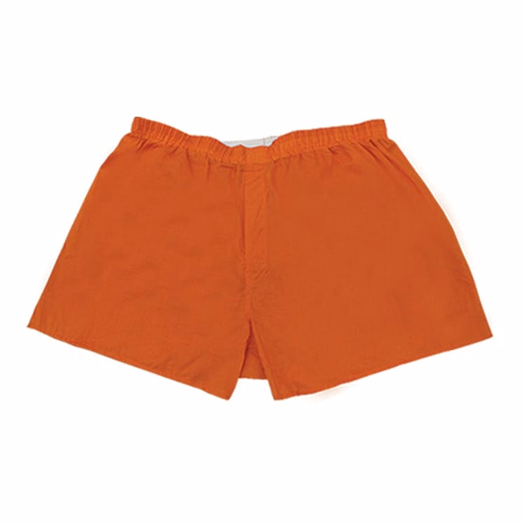 Cotton Plus Irregular Boxer Shorts - Burnt Orange Medium 12 Pack