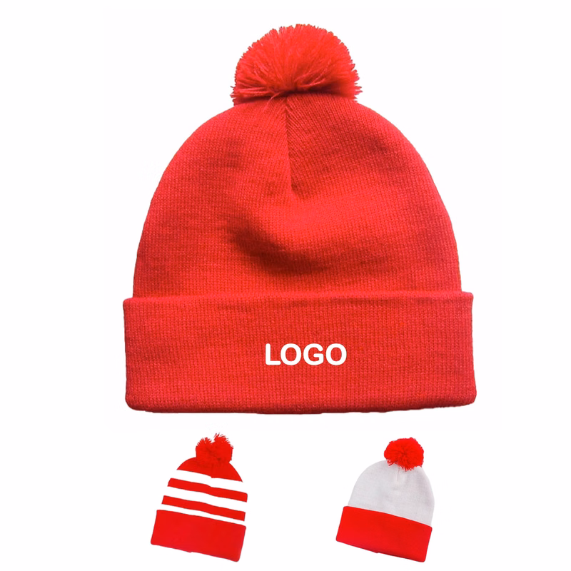 Christmas Pom Beanie (direct import)