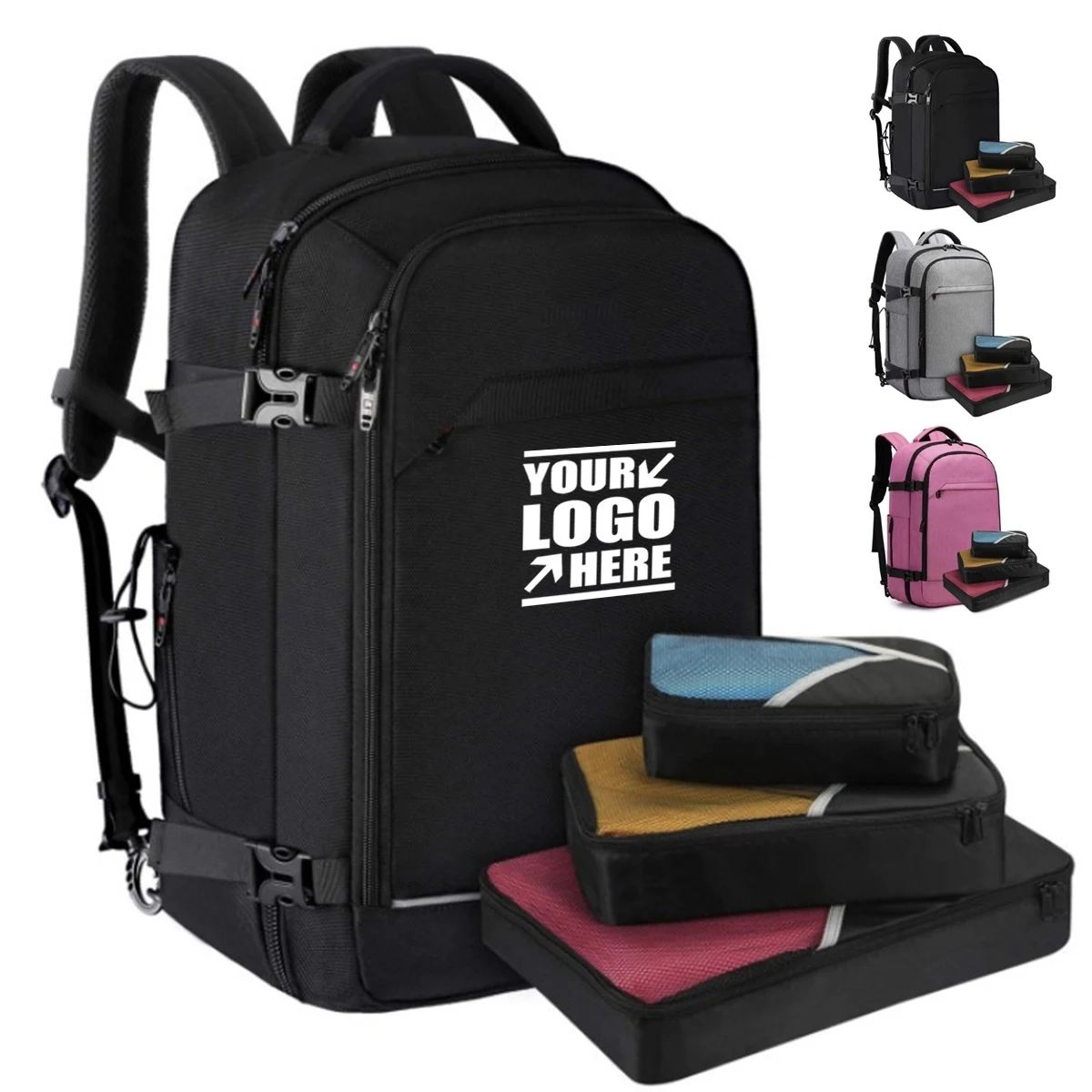 17 Inch Large Water Resistant Computer Travel Backpack 1