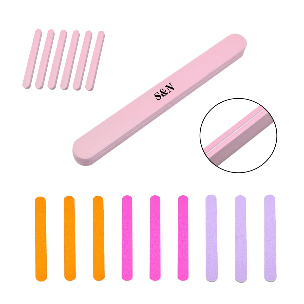 Double Layer Polished Nail File 1