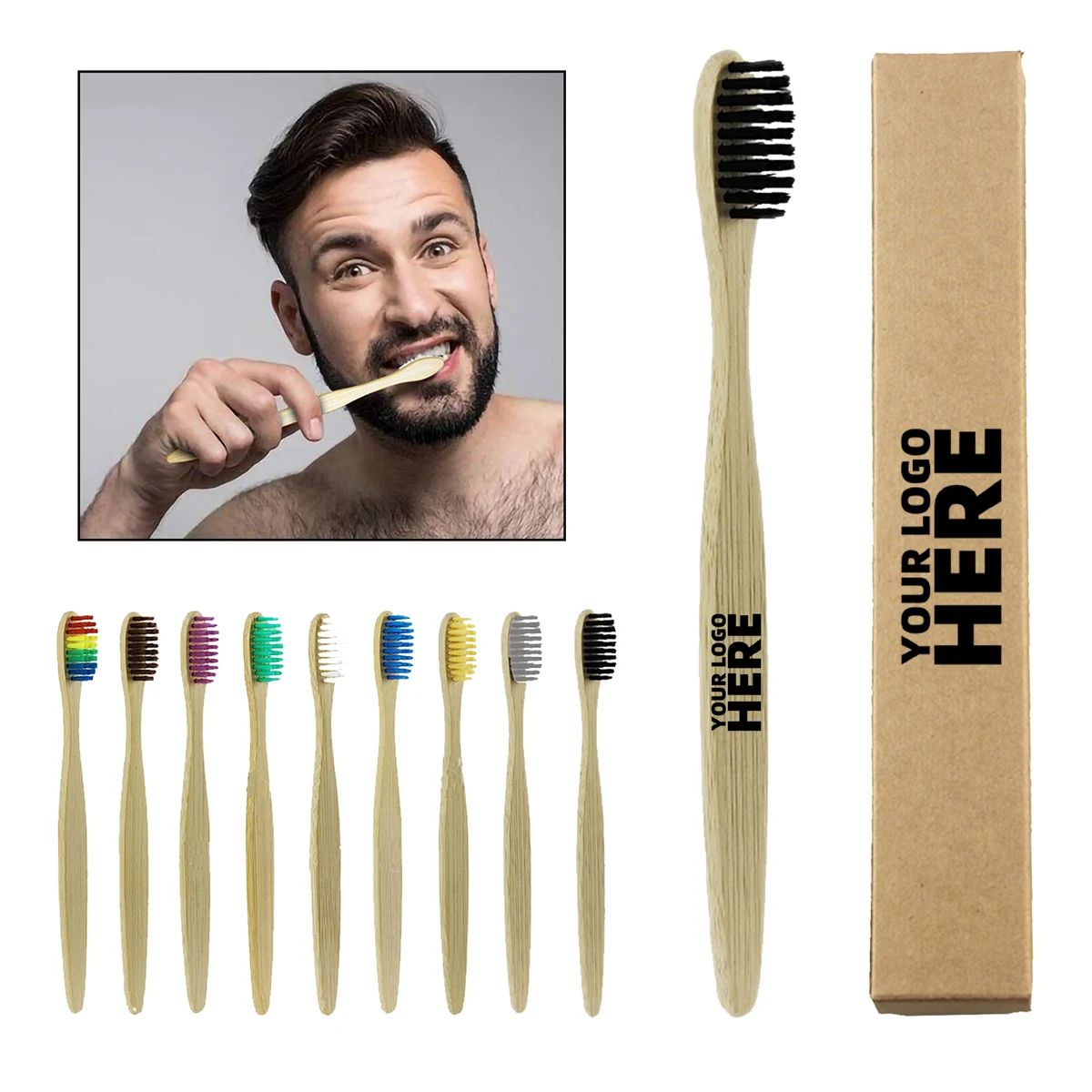 Soft Bristled Bamboo Toothbrush 1