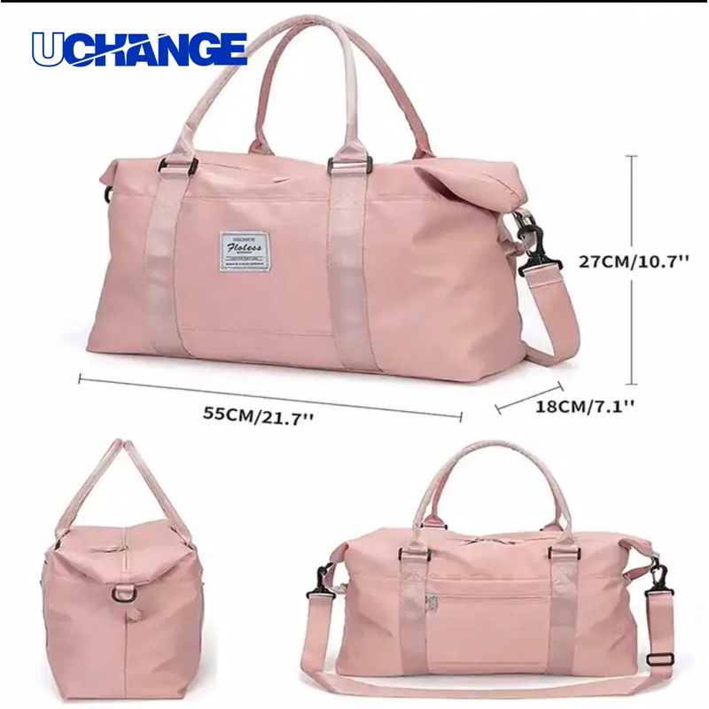 Duffel Bag Classic Cylindrical Travel and Sports Carry
