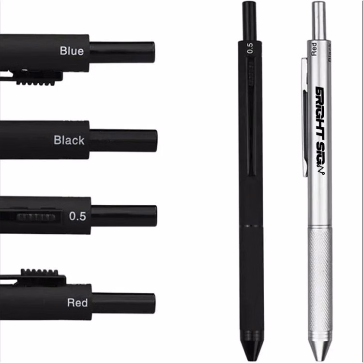 4 in 1 Metal Multicolor Gravity Pen