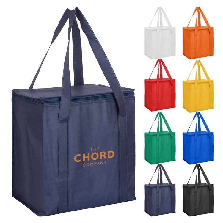 Non Woven Cooler Bag with Zipped Lid 1