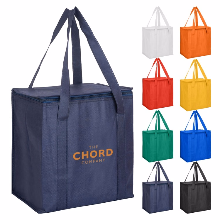 Non Woven Cooler Bag with Zipped Lid