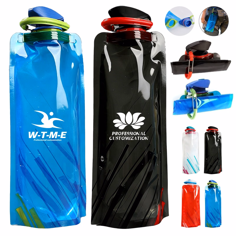 24oz Collapsible Portable Water Pouch