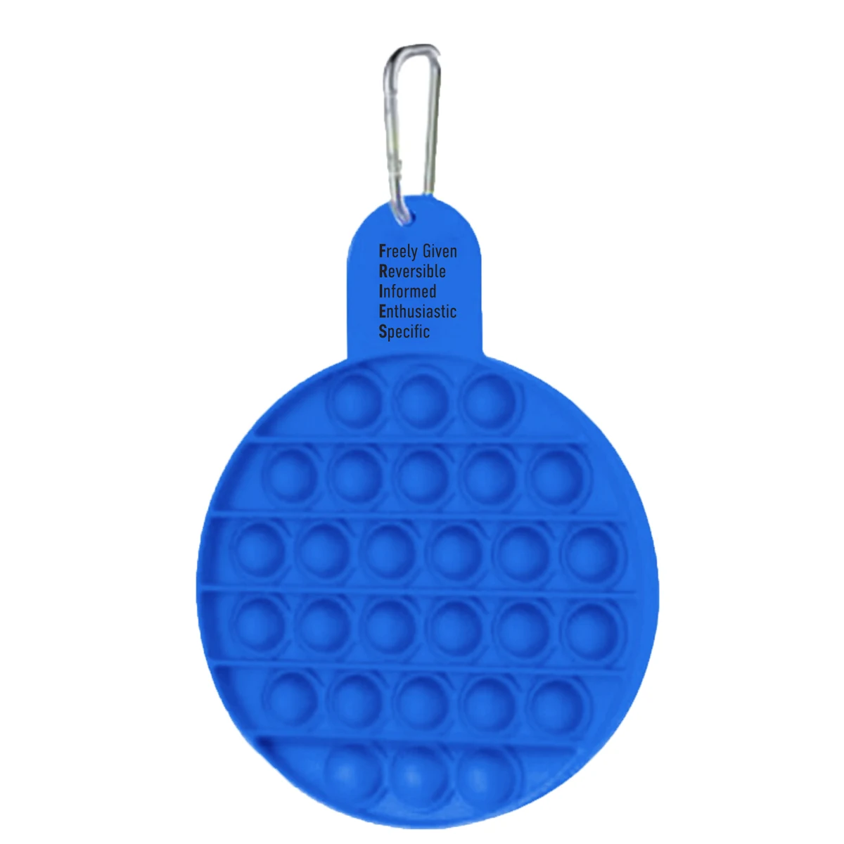 Round Fidget Popper Board with Tab 1