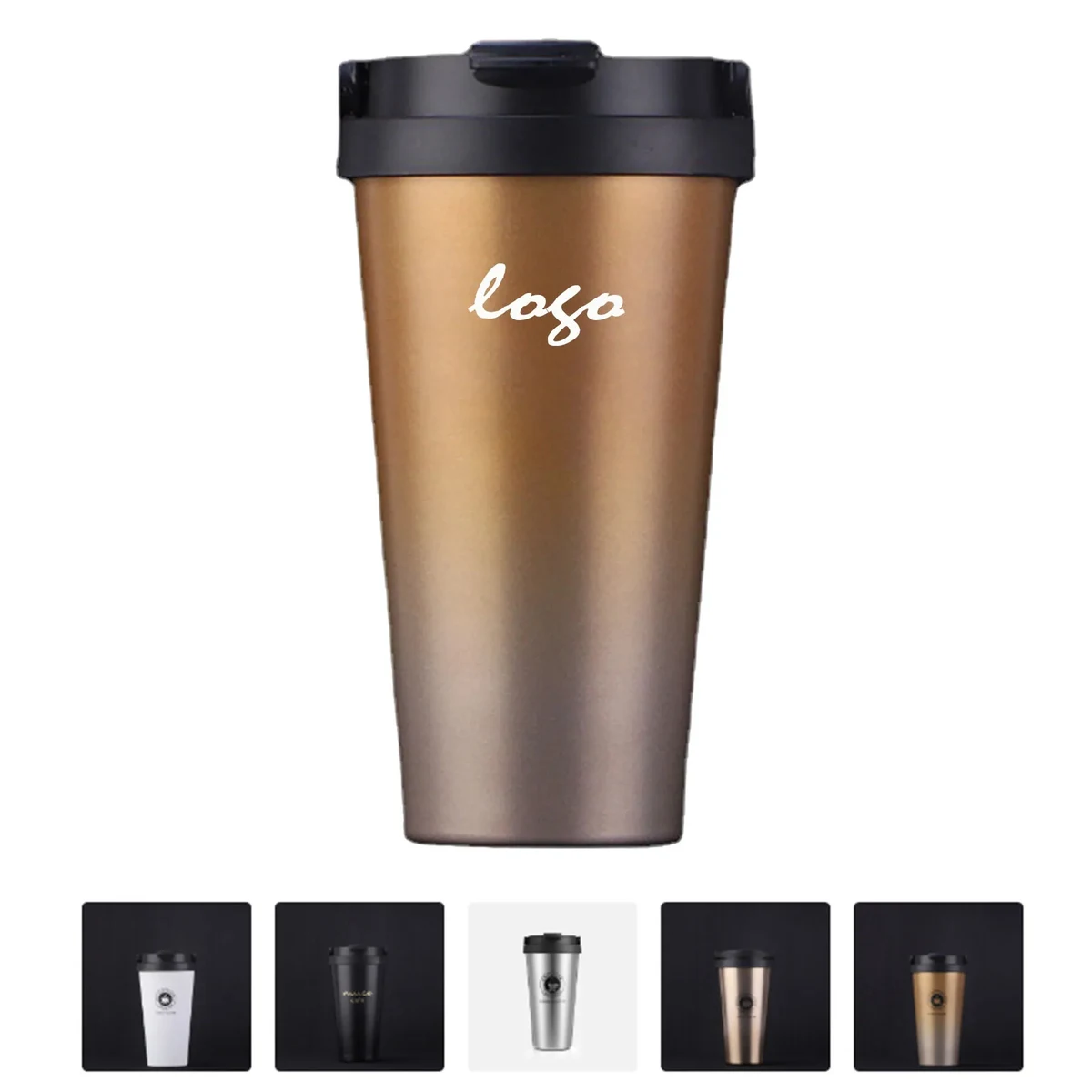 Double Vacuum Coffee Cup 1