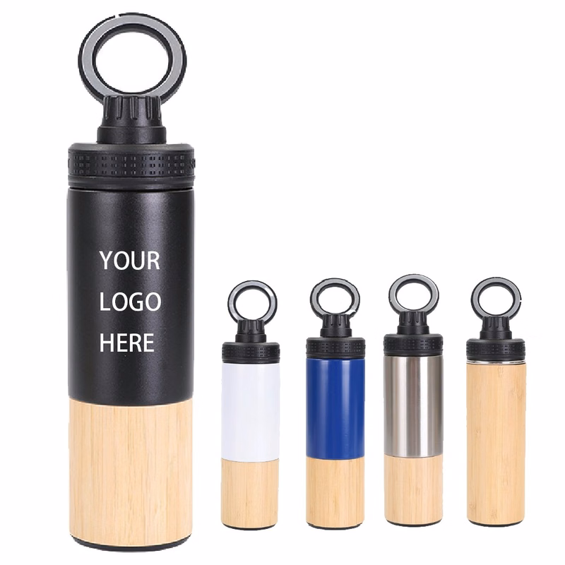 Bamboo Mug With Magnetic Lid For Travel