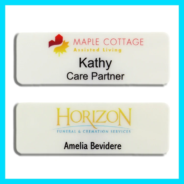 The Ares full color name badge 1"x3" 1