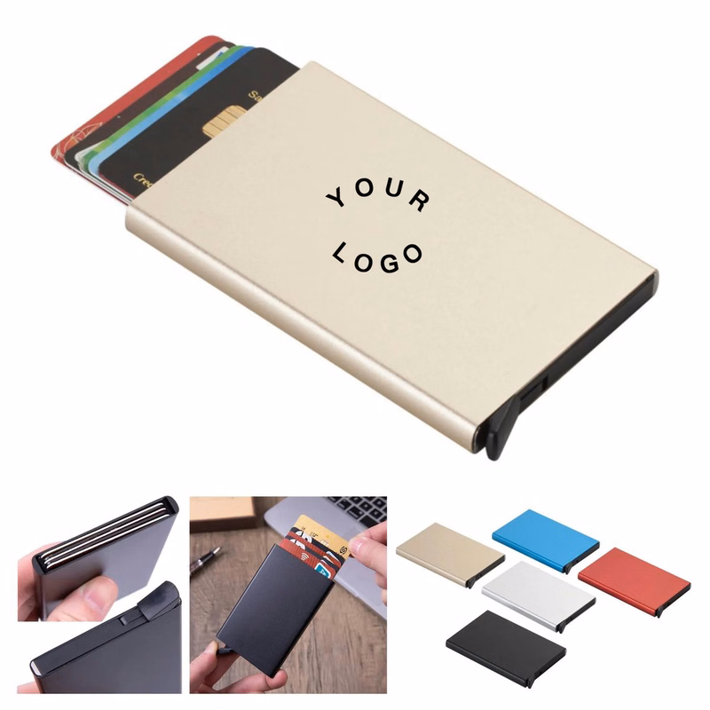 Aluminum Compact RFID Secure Wallet