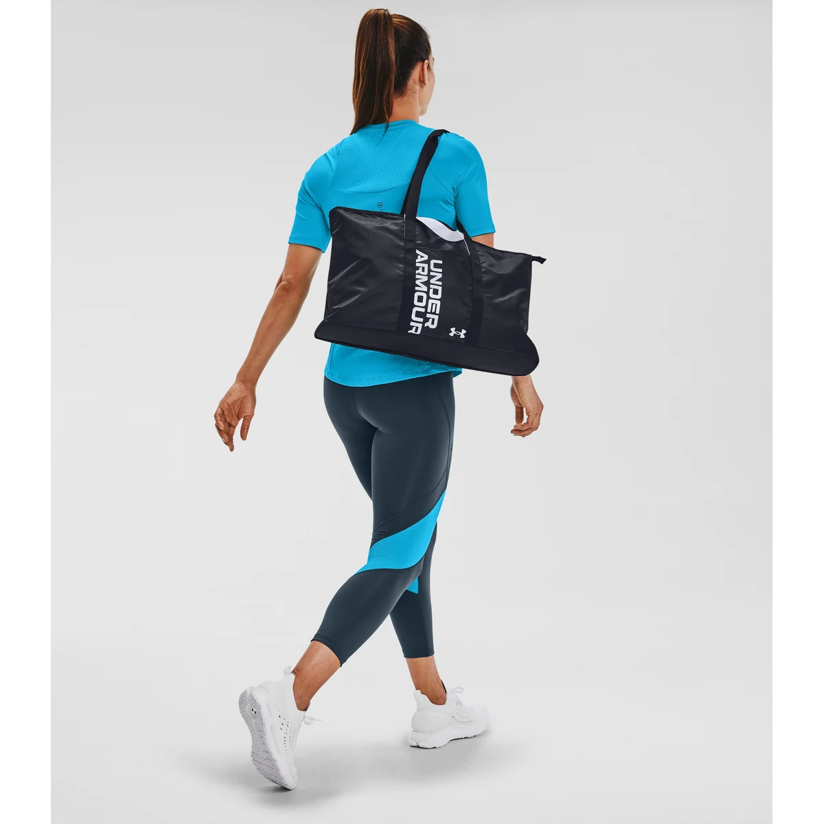 UA Favorite Metallic Women's Tote, custom tote bag with logo imprint 1