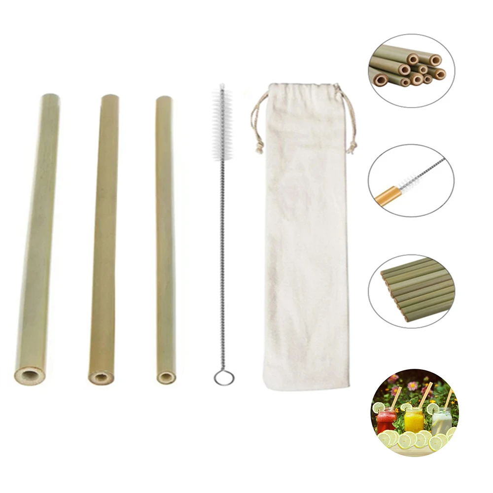 Reusable Bamboo Drinking Straws 1