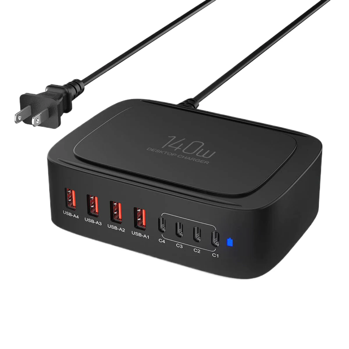 Power Hub 8-Port Desktop Charger - 140 W 1