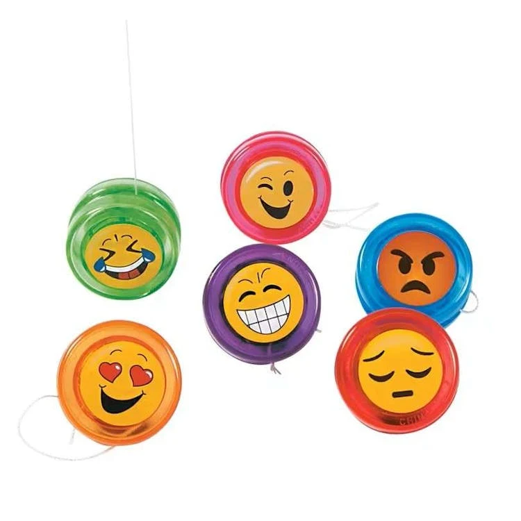 Mini Emoji Yo-Yos 1.25" - Assorted 1