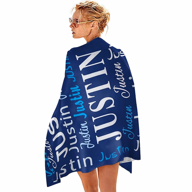 35″ X 70″ Premium Sublimated Silk Touch Velour Beach Towel