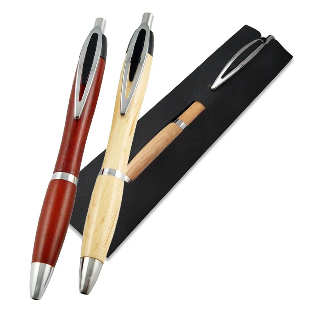 Gourd Shape Wooden Ballpoint Pen 1