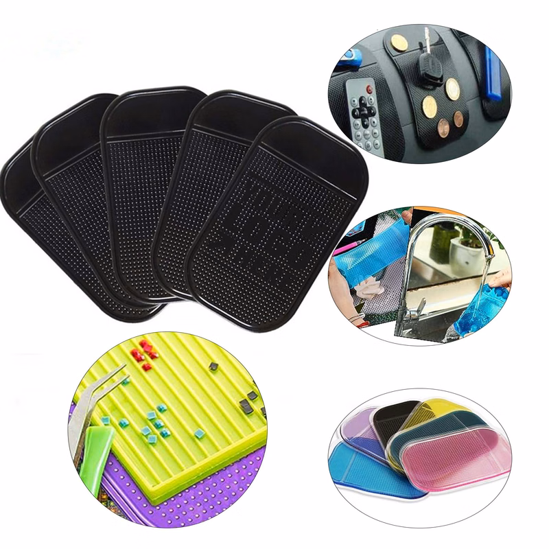 5.6 x 3.3 Inch Diamond Painting Sticky Gel Pad Anti-Slip Tools Sticky Mat