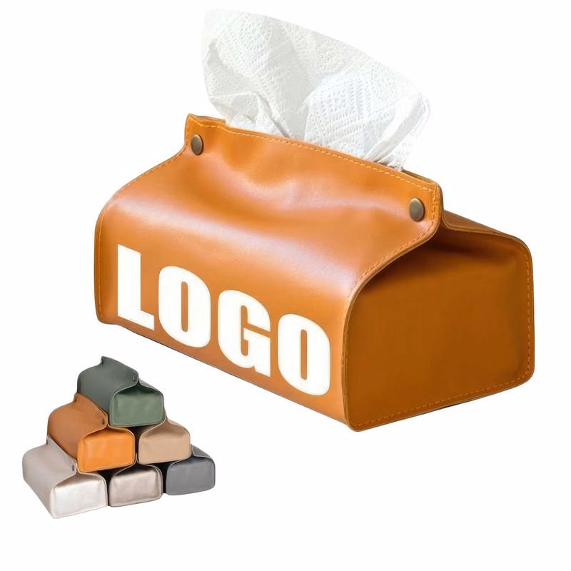 PU Leather Car Napkin Case & Restaurant Tissue Box